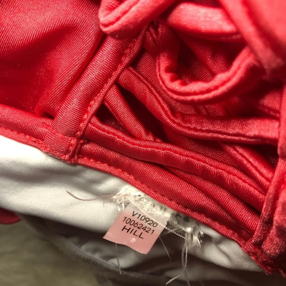 Deep Pink Coral Tankini